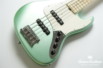 Metroline ML21 VJ5 ASH / Swamp Ash Body / 5-String - Solid Sage Green Metallic Satin