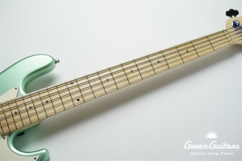 Metroline ML21 VJ5 ASH / Swamp Ash Body / 5-String - Solid Sage Green Metallic Satin