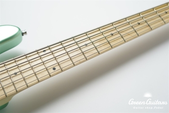 Metroline ML21 VJ5 ASH / Swamp Ash Body / 5-String - Solid Sage Green Metallic Satin