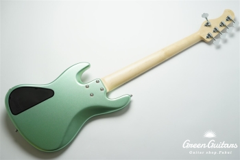 Metroline ML21 VJ5 ASH / Swamp Ash Body / 5-String - Solid Sage Green Metallic Satin