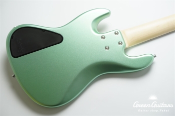 Metroline ML21 VJ5 ASH / Swamp Ash Body / 5-String - Solid Sage Green Metallic Satin