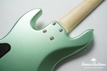 Metroline ML21 VJ5 ASH / Swamp Ash Body / 5-String - Solid Sage Green Metallic Satin