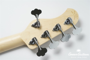 Metroline ML21 VJ5 ASH / Swamp Ash Body / 5-String - Solid Sage Green Metallic Satin