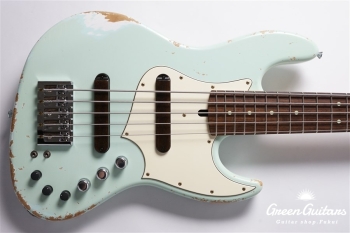 XJ-1T 5st - Faded Sonic Blue / Heavy Aged / Alder / R / MH