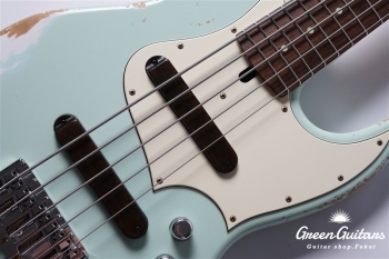 XJ-1T 5st - Faded Sonic Blue / Heavy Aged / Alder / R / MH
