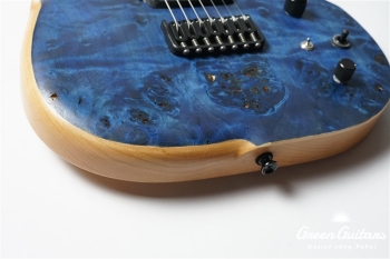 Sottile 7st. Custom 666 #5 Burl Popular - Space Blue