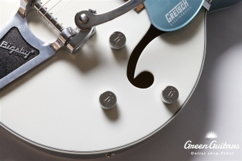 G5420T-140 Electromatic 140th Double Platinum Hollow Body with Bigsby - Two-Tone Pearl Platinum/Stone Platinum