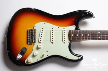 MBS 1961 Stratocaster Relic Masterbuilt by Dennis Galuszka - 3-Color Sunburst