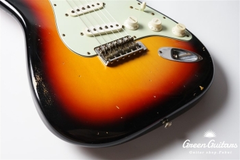 MBS 1961 Stratocaster Relic Masterbuilt by Dennis Galuszka - 3-Color Sunburst