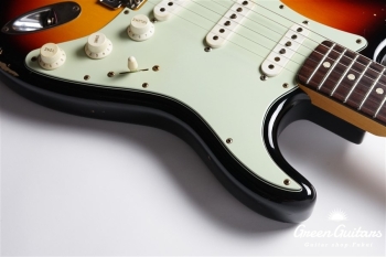 MBS 1961 Stratocaster Relic Masterbuilt by Dennis Galuszka - 3-Color Sunburst