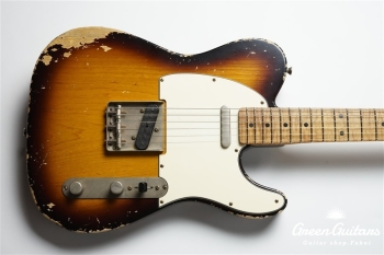 XTC-1 - Tobacco Burst / Heavy Aged / Ash / 5A Grade Flame Maple Neck #3306