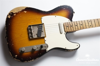 XTC-1 - Tobacco Burst / Heavy Aged / Ash / 5A Grade Flame Maple Neck #3306