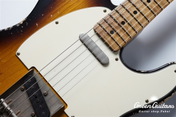 XTC-1 - Tobacco Burst / Heavy Aged / Ash / 5A Grade Flame Maple Neck #3306