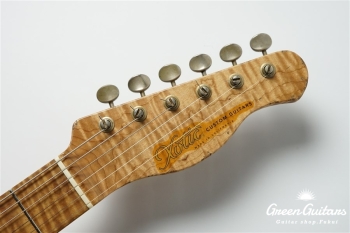 XTC-1 - Tobacco Burst / Heavy Aged / Ash / 5A Grade Flame Maple Neck #3306