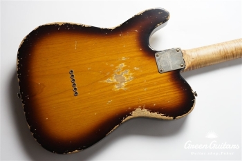 XTC-1 - Tobacco Burst / Heavy Aged / Ash / 5A Grade Flame Maple Neck #3306