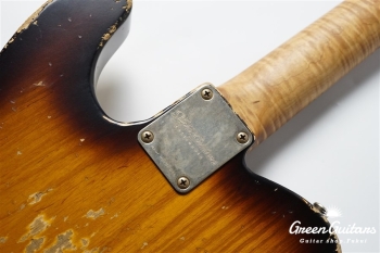 XTC-1 - Tobacco Burst / Heavy Aged / Ash / 5A Grade Flame Maple Neck #3306