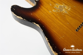 XTC-1 - Tobacco Burst / Heavy Aged / Ash / 5A Grade Flame Maple Neck #3306