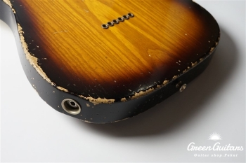 XTC-1 - Tobacco Burst / Heavy Aged / Ash / 5A Grade Flame Maple Neck #3306