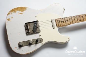 XTC-1 - White Blonde / Heavy Aged / Ash / 5A Grade Flame Maple Neck