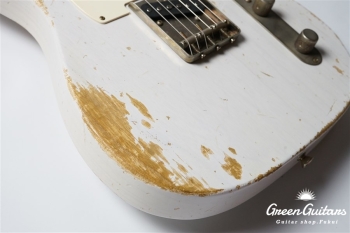 XTC-1 - White Blonde / Heavy Aged / Ash / 5A Grade Flame Maple Neck