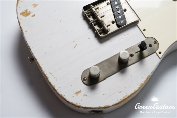 XTC-1 - White Blonde / Heavy Aged / Ash / 5A Grade Flame Maple Neck