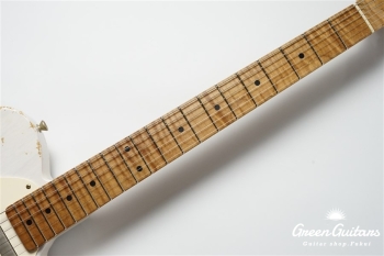 XTC-1 - White Blonde / Heavy Aged / Ash / 5A Grade Flame Maple Neck