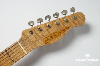 XTC-1 - White Blonde / Heavy Aged / Ash / 5A Grade Flame Maple Neck