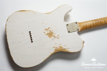 XTC-1 - White Blonde / Heavy Aged / Ash / 5A Grade Flame Maple Neck