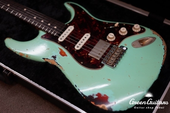 XSC-2 - Vintage Surf Green over 3 Tone Burst / Heavy Aged / Alder