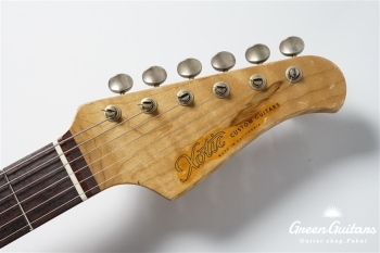 XSC-2 - Vintage Surf Green over 3 Tone Burst / Heavy Aged / Alder