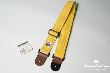 Guitar Strap Sweat Nylon - Yolk Yellow / Aqua Green