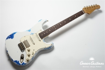 XSC-2 - Olympic White over Lake Placid Blue / Heavy Aged / Alder