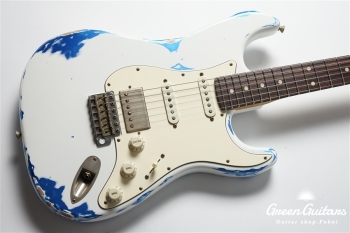 XSC-2 - Olympic White over Lake Placid Blue / Heavy Aged / Alder