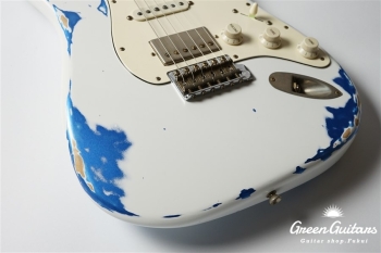 XSC-2 - Olympic White over Lake Placid Blue / Heavy Aged / Alder