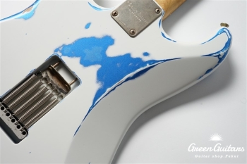 XSC-2 - Olympic White over Lake Placid Blue / Heavy Aged / Alder