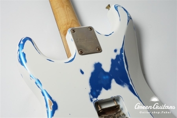 XSC-2 - Olympic White over Lake Placid Blue / Heavy Aged / Alder