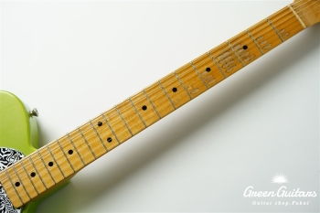 Model T. #179 Light Aged - Guacamole Mist Metallic Pickguard & Sunglasses - Shaped by stone-D eyewear (1990s Cellulose Acetate/Made in SABAE,FUKUI) 