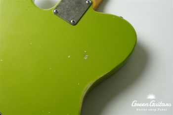 Model T. #179 Light Aged - Guacamole Mist Metallic Pickguard & Sunglasses - Shaped by stone-D eyewear (1990s Cellulose Acetate/Made in SABAE,FUKUI) 