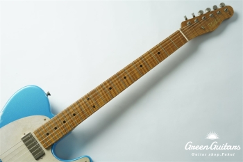 Model T. #198 Multi Layer Heavy Aged - Lake Placid Blue over White with Silver