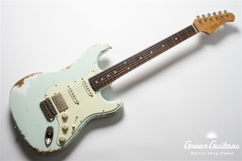 XSC-2 - Faded Sonic Blue / Heavy Aged / Alder