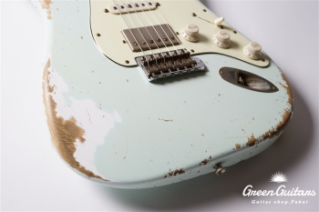 XSC-2 - Faded Sonic Blue / Heavy Aged / Alder