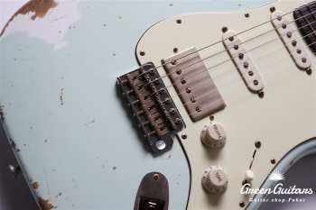 XSC-2 - Faded Sonic Blue / Heavy Aged / Alder