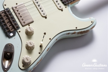 XSC-2 - Faded Sonic Blue / Heavy Aged / Alder