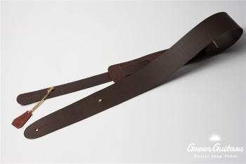 Plain Leather - DarkBrown Rhombus Studs / Silver