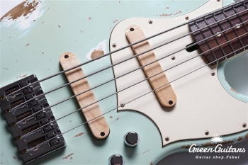 XJ-1T 5st - Faded Sonic Blue / Heavy Aged / Alder / R