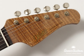 XSC-2 - Vintage Ice Blue Metalic over 3 Tone Burst / Heavy Aged / Master Grade Flame Maple Neck