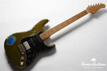 XSC-2 - Olive Drab over Lake Placid Blue / Heavy Aged / Alder / Master Grade Flame Maple