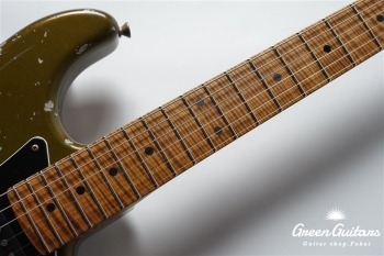 XSC-2 - Olive Drab over Lake Placid Blue / Heavy Aged / Alder / Master Grade Flame Maple