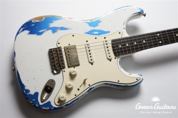 XSC-2 - Olympic White over Lake Placid Blue / Heavy Aged / Alder