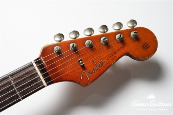 MBS 1960 Stratocaster Heavy Relic by Dale Wilson - Fiesta Red Over 3TS